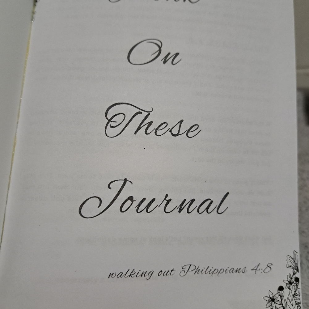 NWT Think on These Journal: Walking out Phillipians 4:8 - Picture 4 of 8